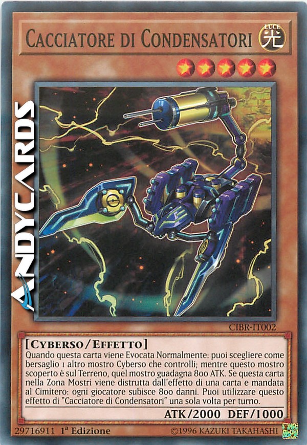 Clicca per ulteriori dettagli di - CACCIATORE DI CONDENSATORI - CACCIATORE DI CONDENSATORI