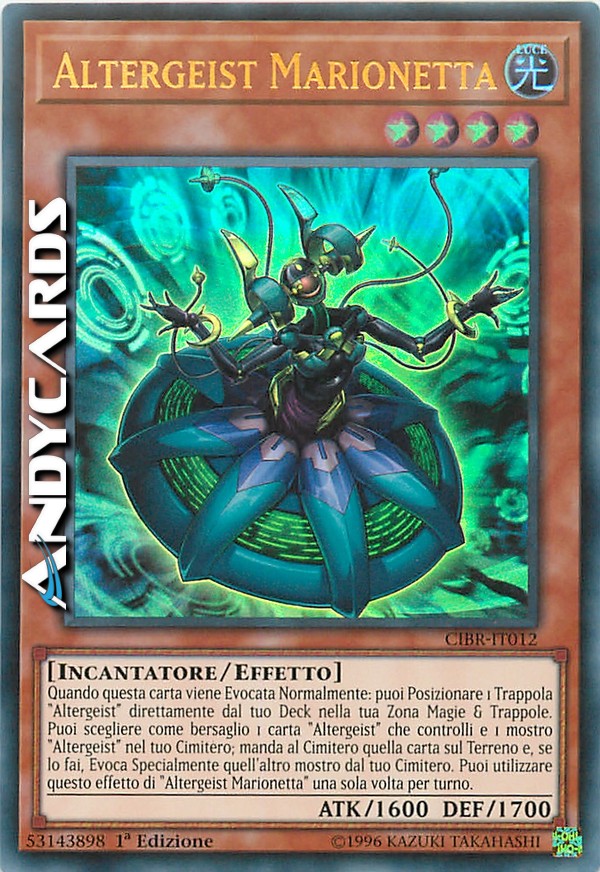 Clicca per ulteriori dettagli di - ALTERGEIST MARIONETTA - ALTERGEIST MARIONETTA