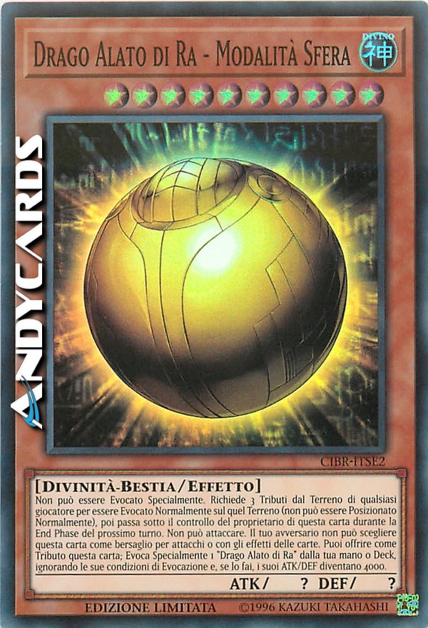 Clicca per ulteriori dettagli di - DRAGO ALATO DI RA - MODALITÀ SFERA - DRAGO ALATO DI RA - MODALITÀ SFERA