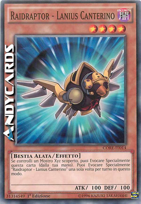Clicca per ulteriori dettagli di - RAIDRAPTOR - LANIUS CANTERINO - RAIDRAPTOR - LANIUS CANTERINO