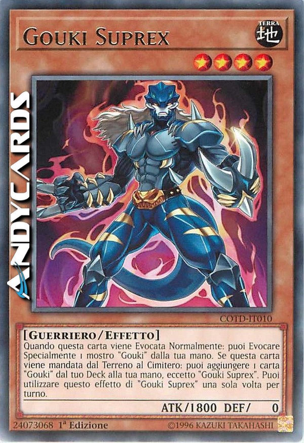 Clicca per ulteriori dettagli di - GOUKI SUPREX - GOUKI SUPREX