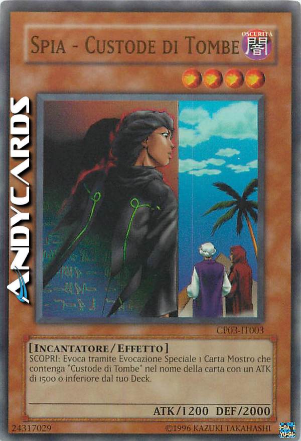 Clicca per ulteriori dettagli di - SPIA - CUSTODE DI TOMBE - SPIA - CUSTODE DI TOMBE