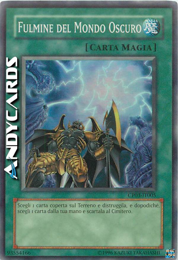 Clicca per ulteriori dettagli di - FULMINE DEL MONDO OSCURO - FULMINE DEL MONDO OSCURO