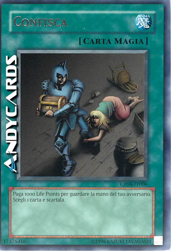 Clicca per ulteriori dettagli di - CONFISCA - CONFISCA
