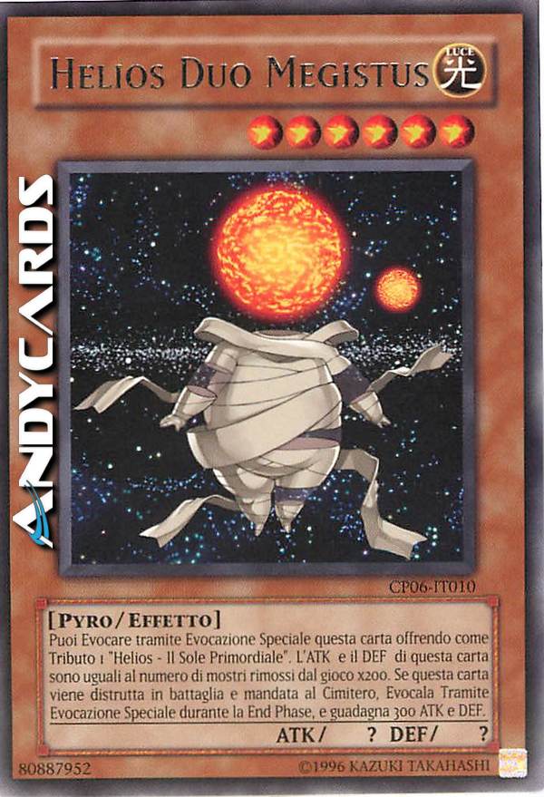 Clicca per ulteriori dettagli di - HELIOS DUO MEGISTUS - HELIOS DUO MEGISTUS