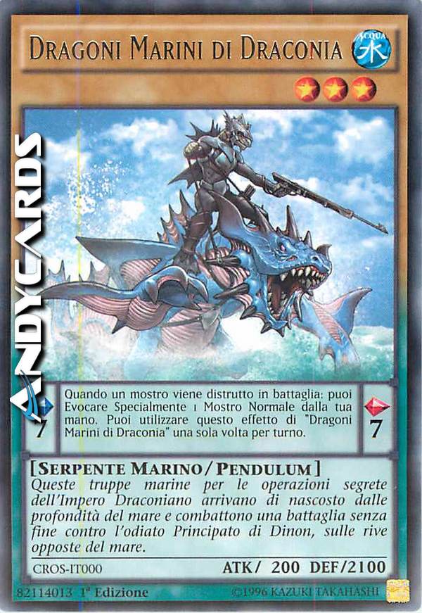 Clicca per ulteriori dettagli di - DRAGONI MARINI DI DRACONIA - DRAGONI MARINI DI DRACONIA