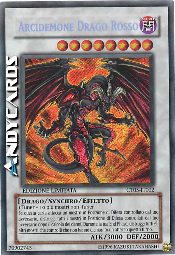 Clicca per ulteriori dettagli di - ARCIDEMONE DRAGO ROSSO - ARCIDEMONE DRAGO ROSSO