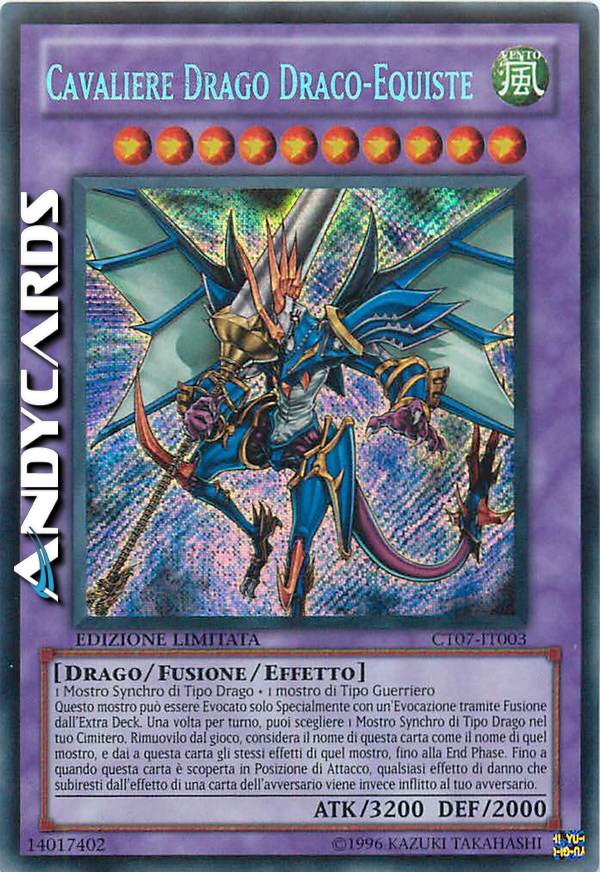 Clicca per ulteriori dettagli di - CAVALIERE DRAGO DRACO-EQUISTE - CAVALIERE DRAGO DRACO-EQUISTE