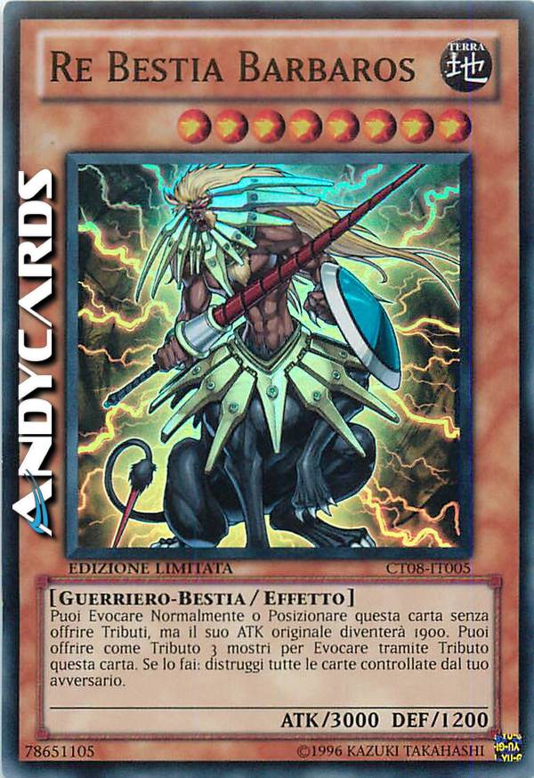 Clicca per ulteriori dettagli di - RE BESTIA BARBAROS - RE BESTIA BARBAROS