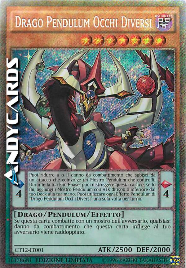 Clicca per ulteriori dettagli di - DRAGO PENDULUM OCCHI DIVERSI - DRAGO PENDULUM OCCHI DIVERSI