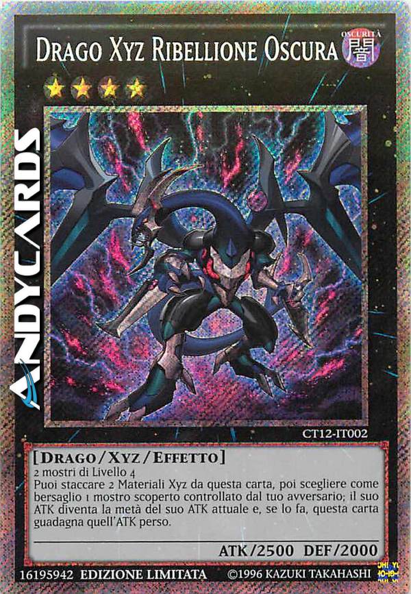 Clicca per ulteriori dettagli di - DRAGO XYZ RIBELLIONE OSCURA - DRAGO XYZ RIBELLIONE OSCURA