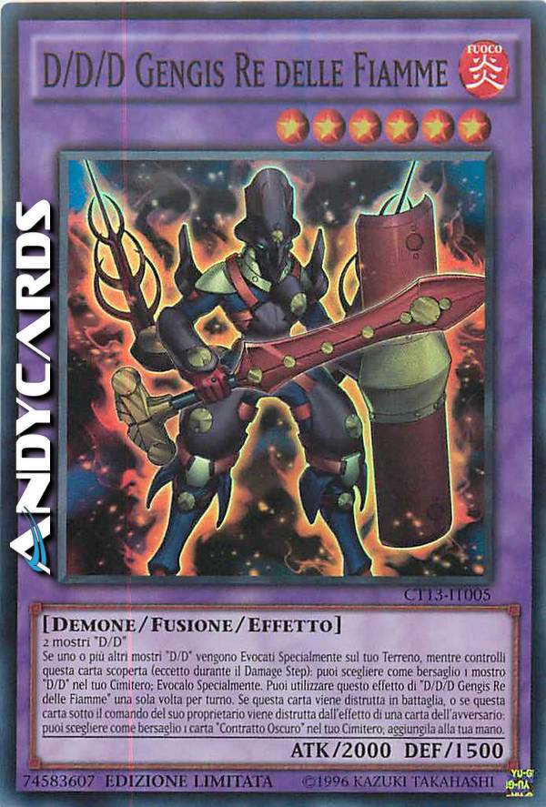 Clicca per ulteriori dettagli di - D/D/D GENGIS RE DELLE FIAMME - D/D/D GENGIS RE DELLE FIAMME