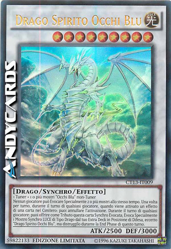 Clicca per ulteriori dettagli di - DRAGO SPIRITO OCCHI BLU - DRAGO SPIRITO OCCHI BLU