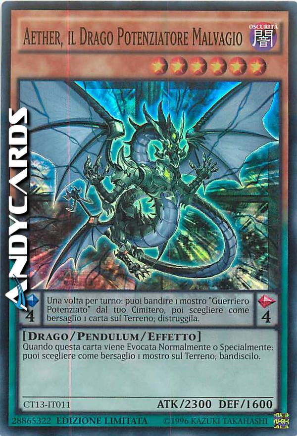 Clicca per ulteriori dettagli di - AETHER, IL DRAGO POTENZIATORE MALVAGIO - AETHER, IL DRAGO POTENZIATORE MALVAGIO
