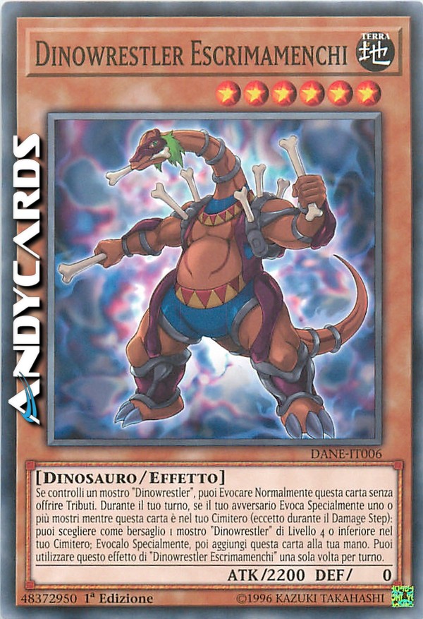 Clicca per ulteriori dettagli di - DINOWRESTLER ESCRIMAMENCHI - DINOWRESTLER ESCRIMAMENCHI