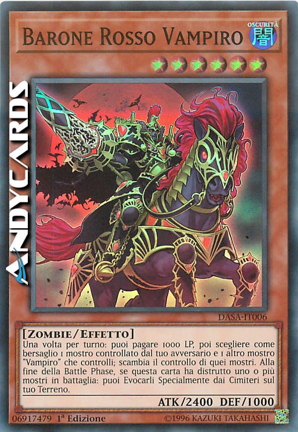 Clicca per ulteriori dettagli di - BARONE ROSSO VAMPIRO - BARONE ROSSO VAMPIRO
