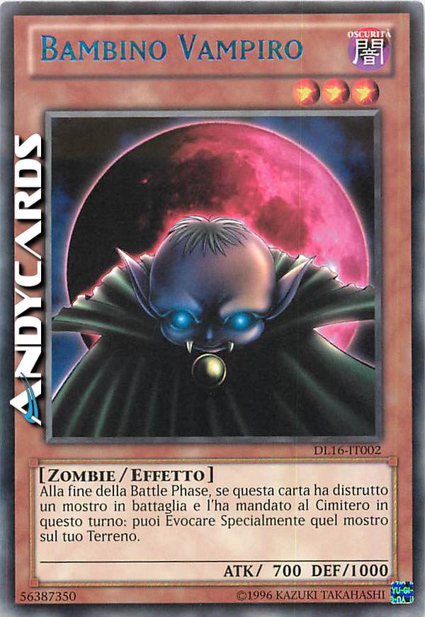 Clicca per ulteriori dettagli di - BAMBINO VAMPIRO - BAMBINO VAMPIRO