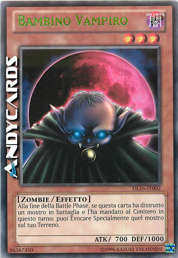 Clicca per ulteriori dettagli di - BAMBINO VAMPIRO - BAMBINO VAMPIRO