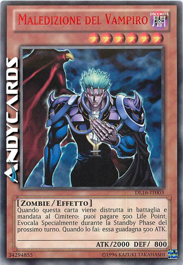 Clicca per ulteriori dettagli di - MALEDIZIONE DEL VAMPIRO - MALEDIZIONE DEL VAMPIRO