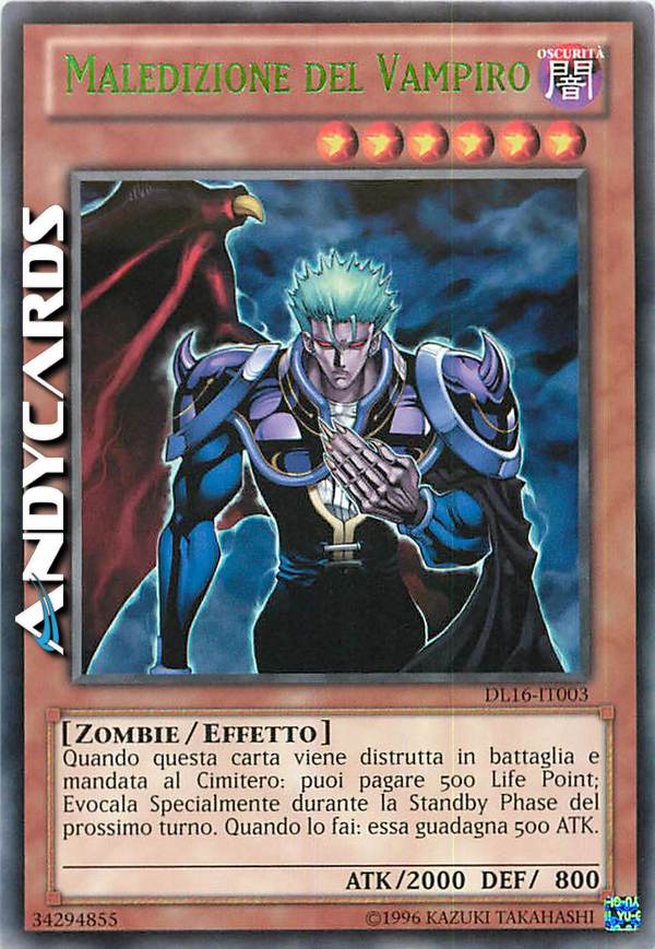 Clicca per ulteriori dettagli di - MALEDIZIONE DEL VAMPIRO - MALEDIZIONE DEL VAMPIRO