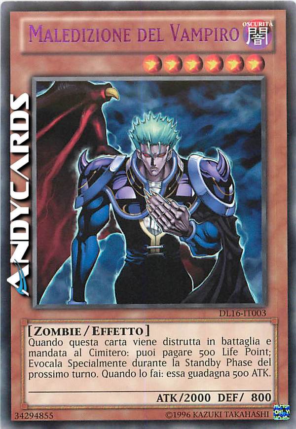 Clicca per ulteriori dettagli di - MALEDIZIONE DEL VAMPIRO - MALEDIZIONE DEL VAMPIRO