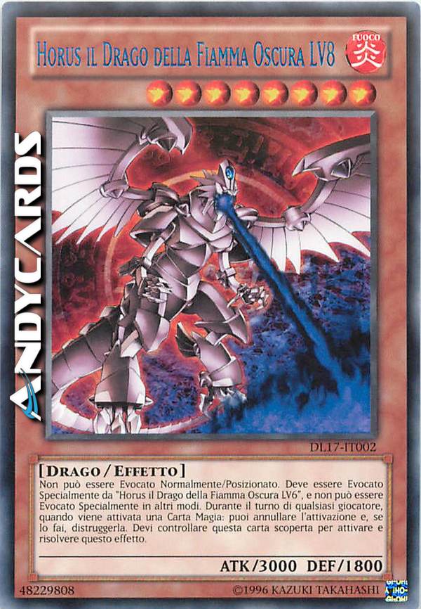 Clicca per ulteriori dettagli di - HORUS IL DRAGO DELLA FIAMMA OSCURA LV8 - HORUS IL DRAGO DELLA FIAMMA OSCURA LV8