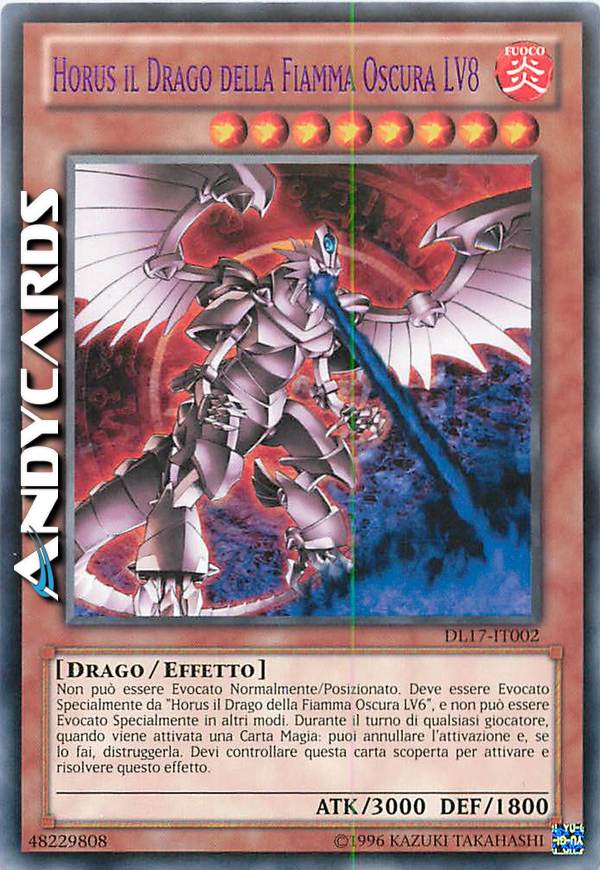Clicca per ulteriori dettagli di - HORUS IL DRAGO DELLA FIAMMA OSCURA LV8 - HORUS IL DRAGO DELLA FIAMMA OSCURA LV8