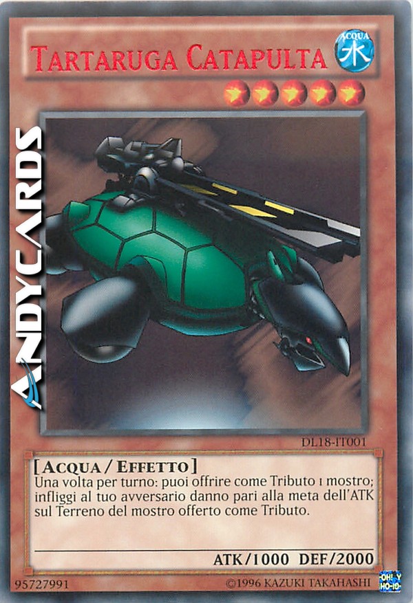 Clicca per ulteriori dettagli di - TARTARUGA CATAPULTA - TARTARUGA CATAPULTA