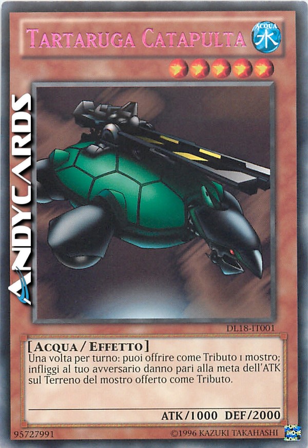 Clicca per ulteriori dettagli di - TARTARUGA CATAPULTA - TARTARUGA CATAPULTA