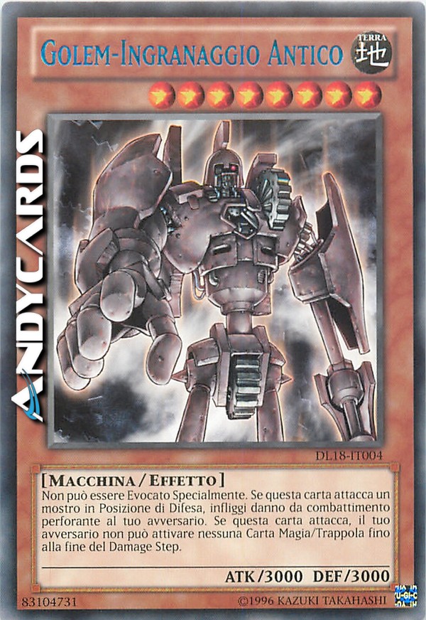 Clicca per ulteriori dettagli di - GOLEM-INGRANAGGIO ANTICO - GOLEM-INGRANAGGIO ANTICO