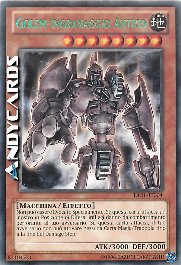 Clicca per ulteriori dettagli di - GOLEM-INGRANAGGIO ANTICO - GOLEM-INGRANAGGIO ANTICO