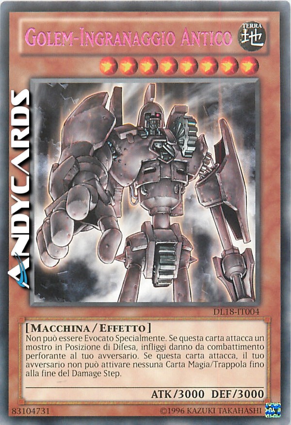 Clicca per ulteriori dettagli di - GOLEM-INGRANAGGIO ANTICO - GOLEM-INGRANAGGIO ANTICO