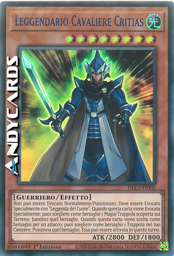 Clicca per ulteriori dettagli di - LEGGENDARIO CAVALIERE CRITIAS - LEGGENDARIO CAVALIERE CRITIAS