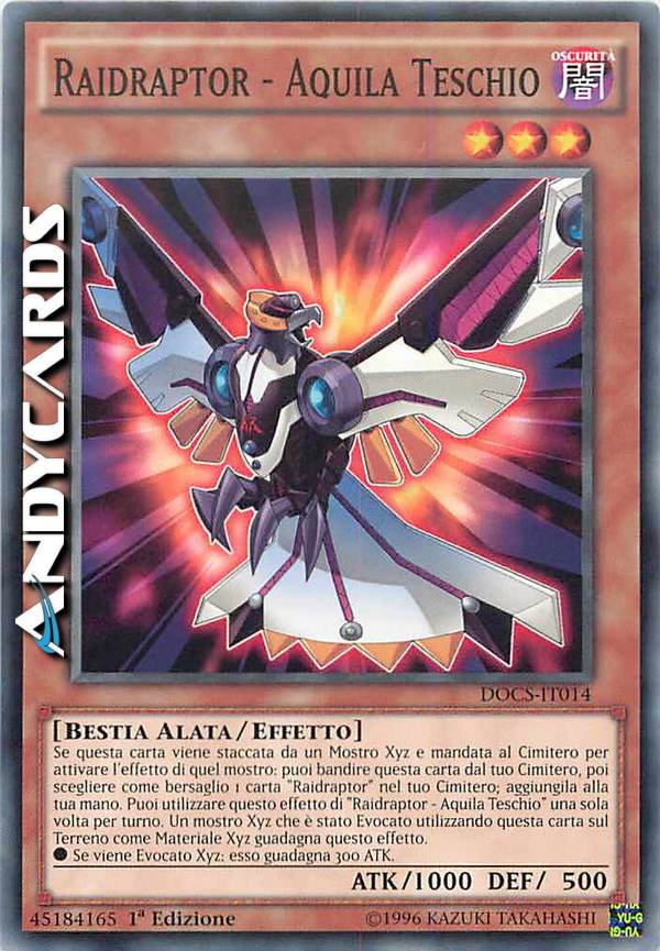 Clicca per ulteriori dettagli di - RAIDRAPTOR - AQUILA TESCHIO - RAIDRAPTOR - AQUILA TESCHIO