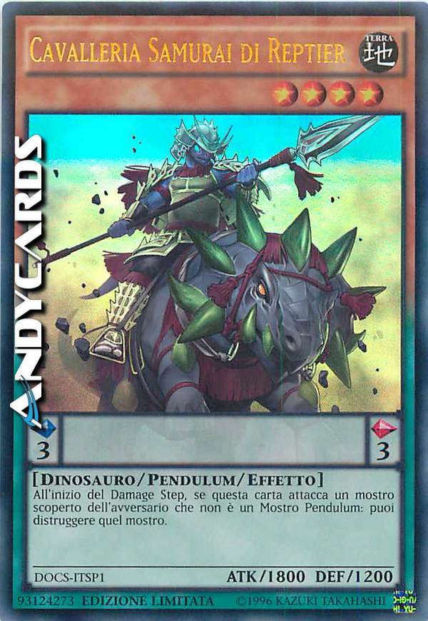 Clicca per ulteriori dettagli di - CAVALLERIA SAMURAI DI REPTIER - CAVALLERIA SAMURAI DI REPTIER