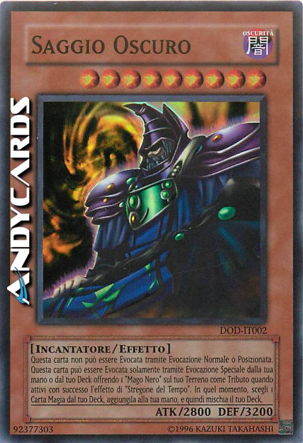 Clicca per ulteriori dettagli di - SAGGIO OSCURO - SAGGIO OSCURO