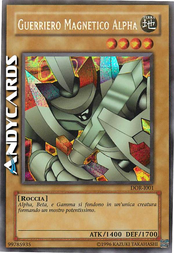 Clicca per ulteriori dettagli di - GUERRIERO MAGNETICO ALFA - GUERRIERO MAGNETICO ALFA