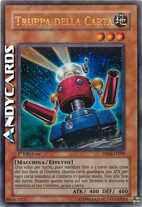 Clicca per ulteriori dettagli di - TRUPPA DELLA CARTA - TRUPPA DELLA CARTA