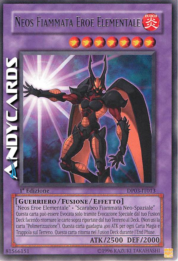 Clicca per ulteriori dettagli di - NEOS FIAMMATA EROE ELEMENTALE - NEOS FIAMMATA EROE ELEMENTALE