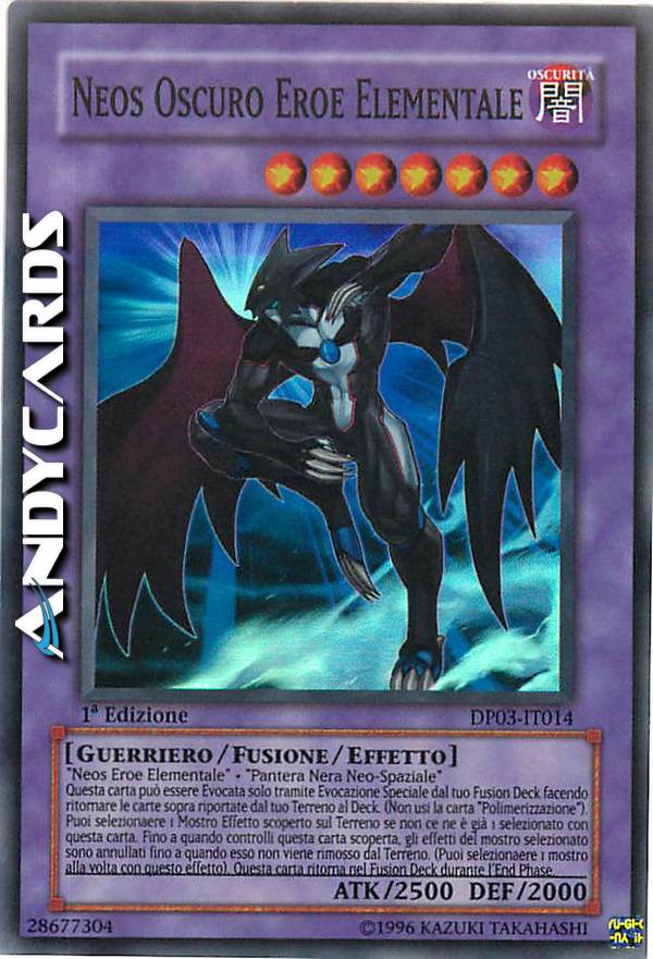 Clicca per ulteriori dettagli di - NEOS OSCURO EROE ELEMENTALE - NEOS OSCURO EROE ELEMENTALE