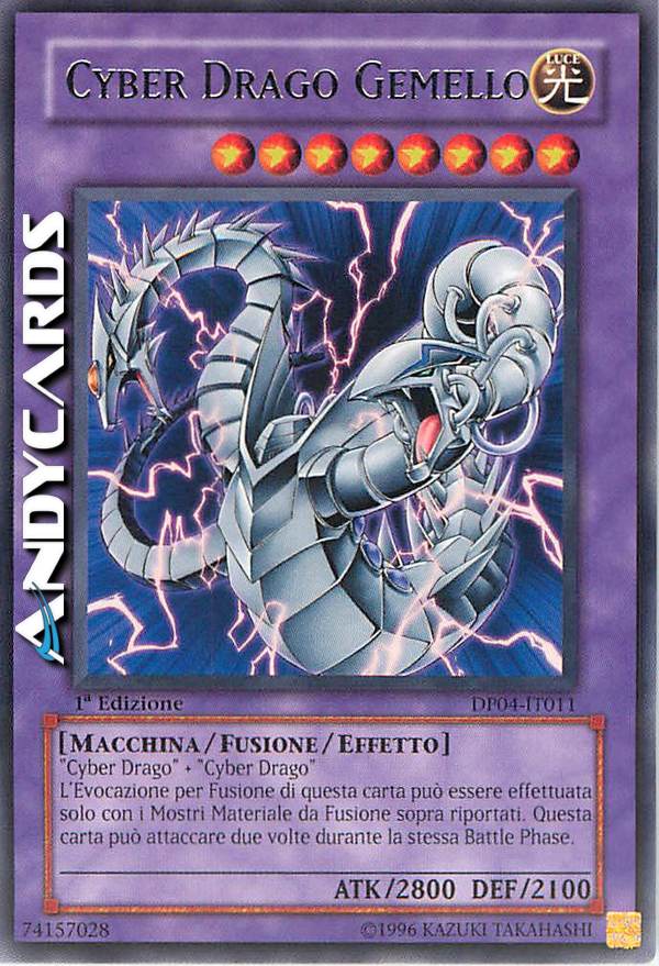Clicca per ulteriori dettagli di - DRAGO CYBER GEMELLO (EX CYBER DRAGO GEMELLO) - DRAGO CYBER GEMELLO (EX CYBER DRAGO GEMELLO)