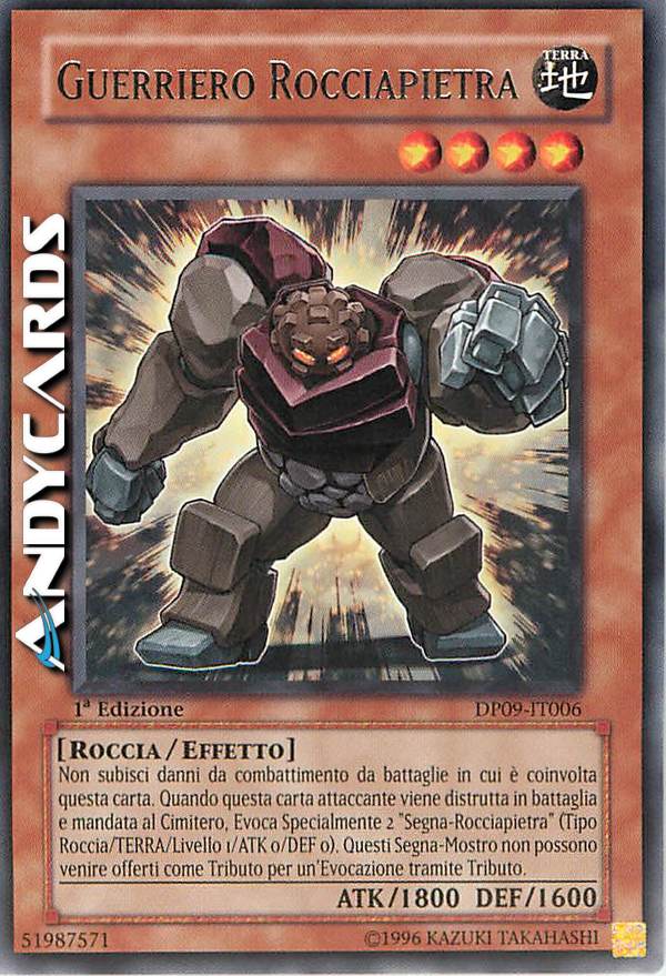 Clicca per ulteriori dettagli di - GUERRIERO ROCCIAPIETRA - GUERRIERO ROCCIAPIETRA