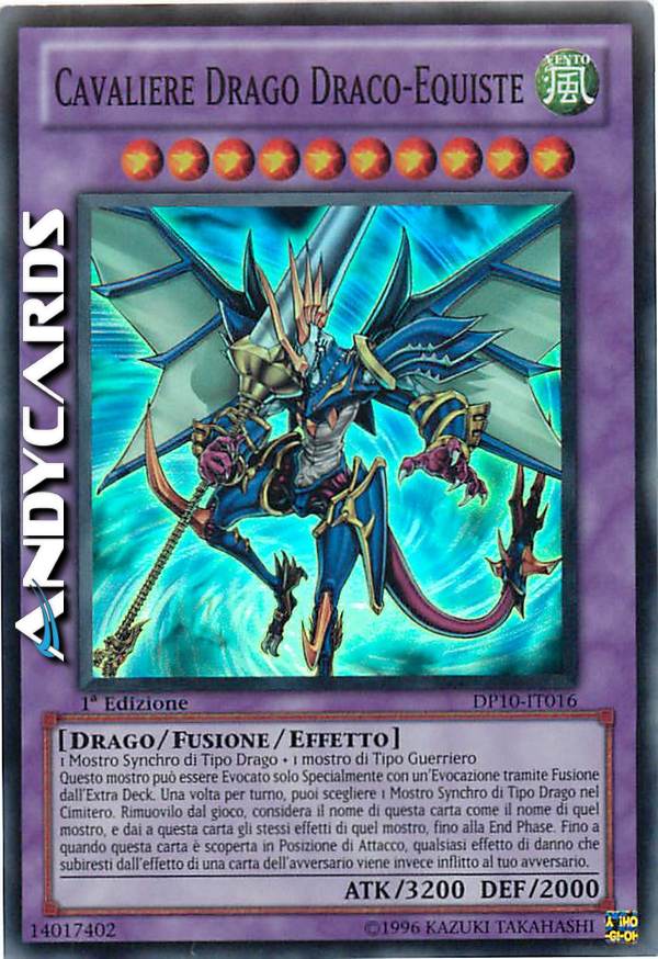 Clicca per ulteriori dettagli di - CAVALIERE DRAGO DRACO-EQUISTE - CAVALIERE DRAGO DRACO-EQUISTE