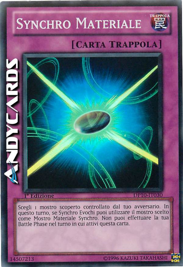 Clicca per ulteriori dettagli di - SYNCHRO MATERIALE - SYNCHRO MATERIALE