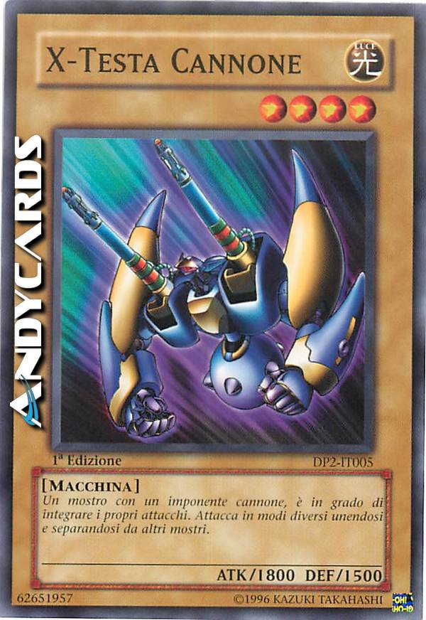 Clicca per ulteriori dettagli di - X-TESTA CANNONE - X-TESTA CANNONE