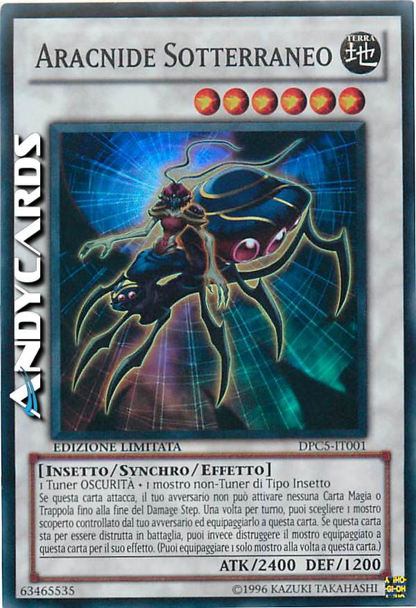 Clicca per ulteriori dettagli di - ARACNIDE SOTTERRANEO - ARACNIDE SOTTERRANEO