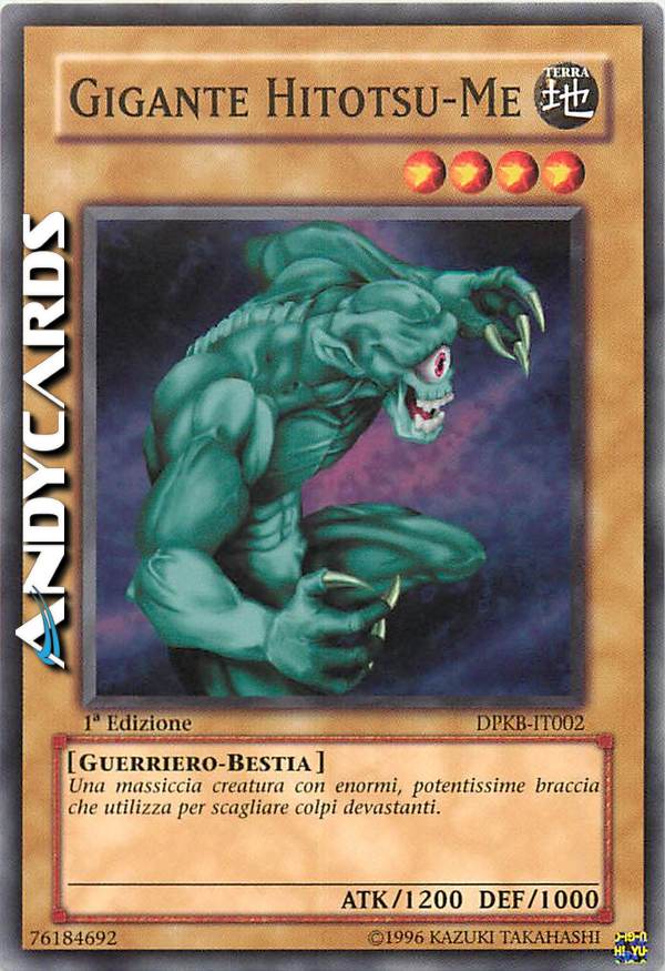 Clicca per ulteriori dettagli di - GIGANTE HITOTSU-ME - GIGANTE HITOTSU-ME