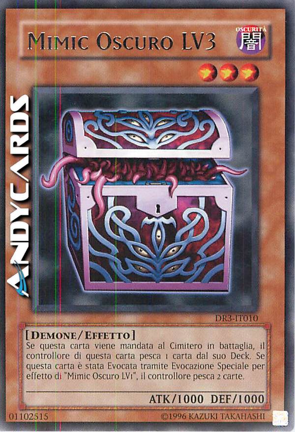 Clicca per ulteriori dettagli di - MIMIC OSCURO LV3 - MIMIC OSCURO LV3