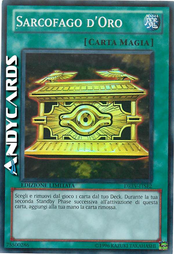 Clicca per ulteriori dettagli di - SARCOFAGO D'ORO - SARCOFAGO D'ORO