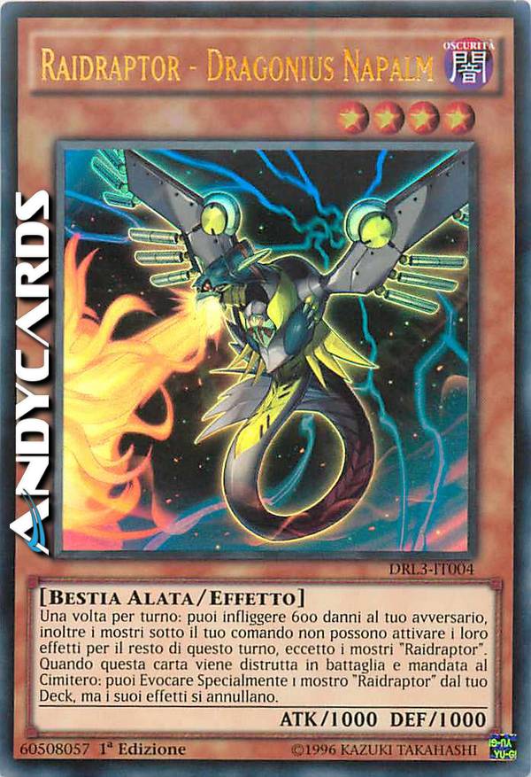 Clicca per ulteriori dettagli di - RAIDRAPTOR - DRAGONIUS NAPALM - RAIDRAPTOR - DRAGONIUS NAPALM